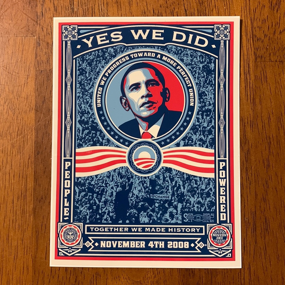 Obama sticker